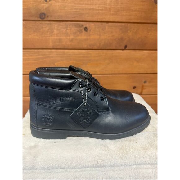 Timberland Men\'s 1973 Newman Waterproof Chukka Boots black leather Sz 10.5